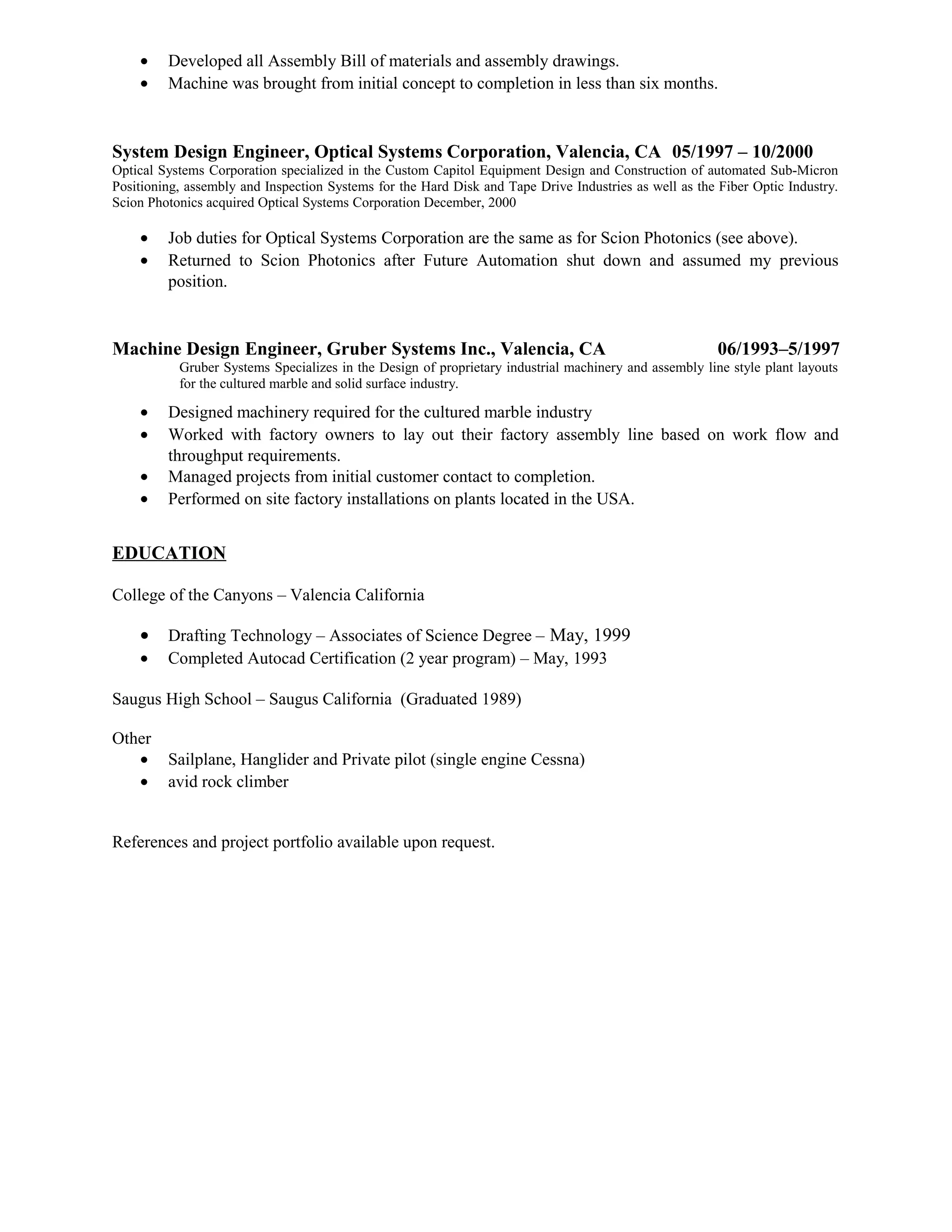Marc's Resume - Updated 0316 | PDF