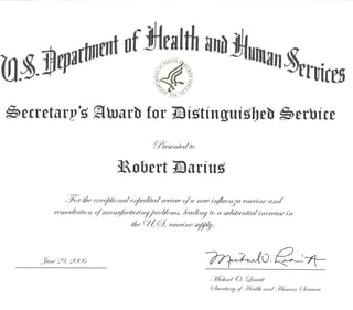 HHS Award 2006
