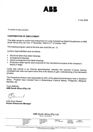 ABB Confirmation of employment.PDF