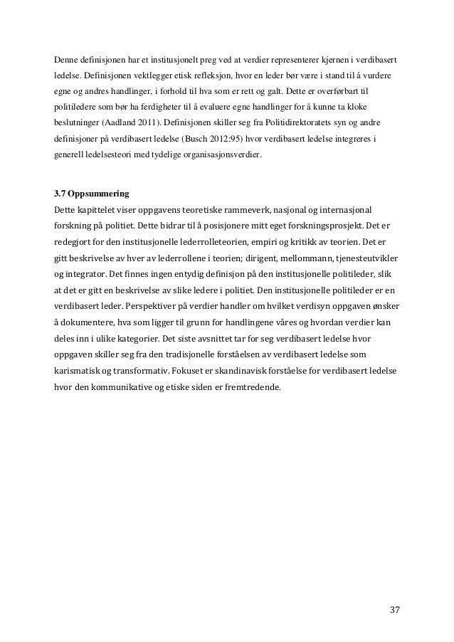 Ledelsesteori definisjon