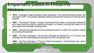 forensic ballistics all around firearms identification | PPTX