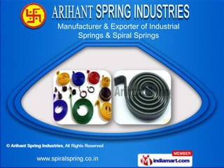 Manufacturer & Exporter of Industrial
     Springs & Spiral Springs
 
