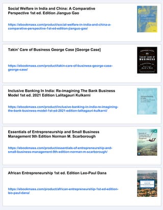 Social Entrepreneurship and Sustainable Business Models: The Case of ...