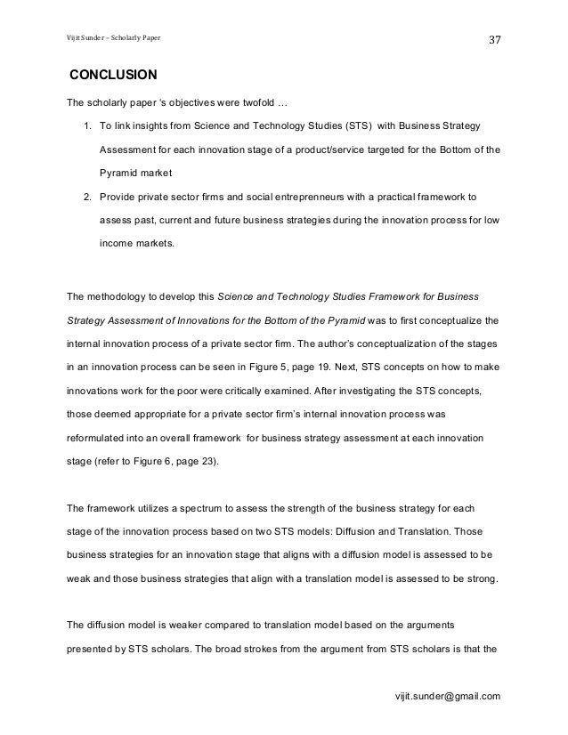 Science Technology Studies Framework For Bottom Of The Pyramid Busi
