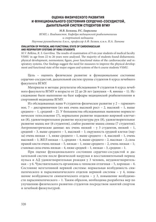 666.актуальные проблемы экспериментальной, профилактической и клинической медицины тезисы докл xii тихоокеан научно практич конф студентов 