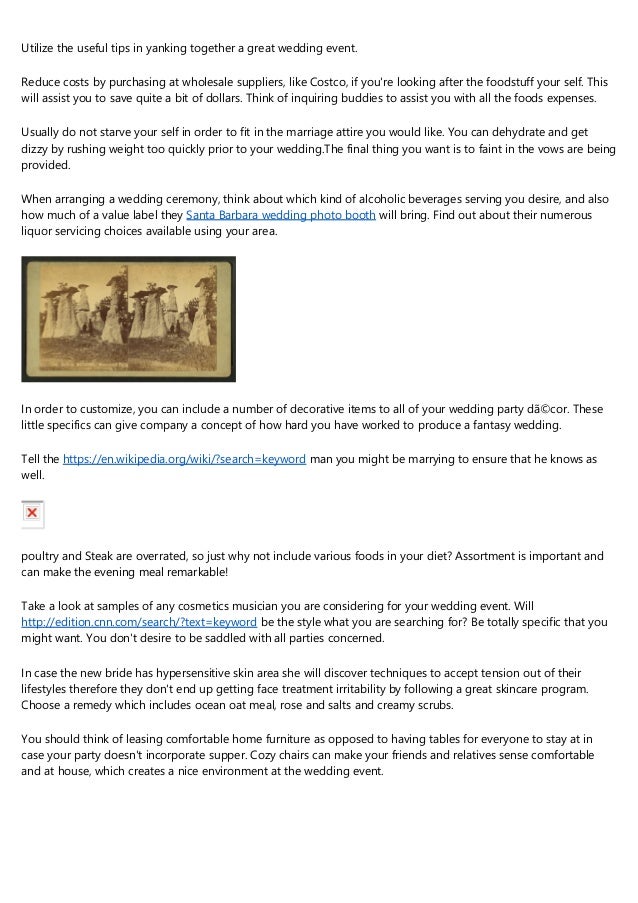 This Is What You Need For A Effective Wedding Event