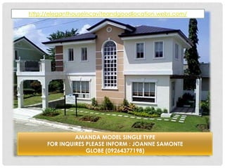 AFFORDABLE HOUSING IN CAVITE RUSH RUSH RUSH FOR SALE | PPT