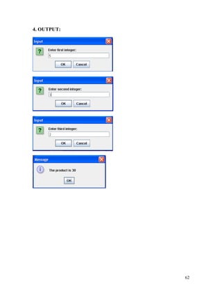 4. OUTPUT:
62
 