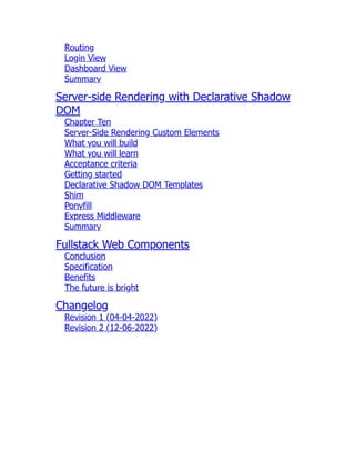Fullstack Web Components Complete Guide to Building UI Libraries with ...