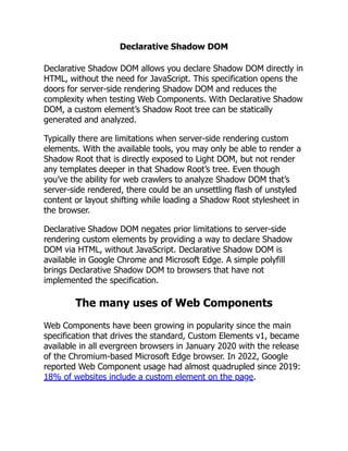 Fullstack Web Components Complete Guide to Building UI Libraries with ...