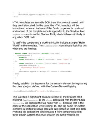 Fullstack Web Components Complete Guide to Building UI Libraries with ...