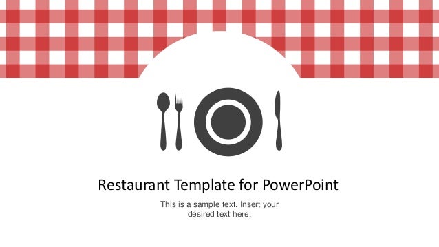Restaurant Menu Powerpoint Template