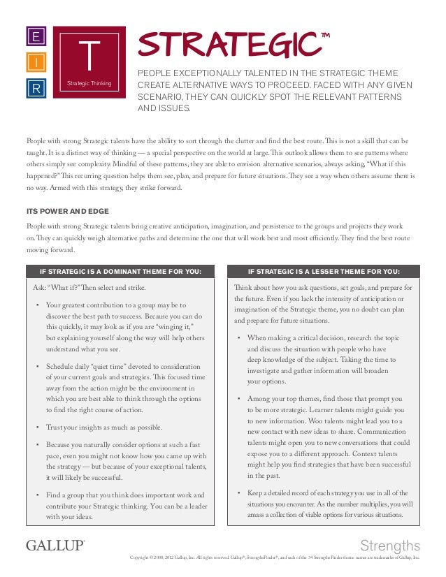 Gallup Strengths