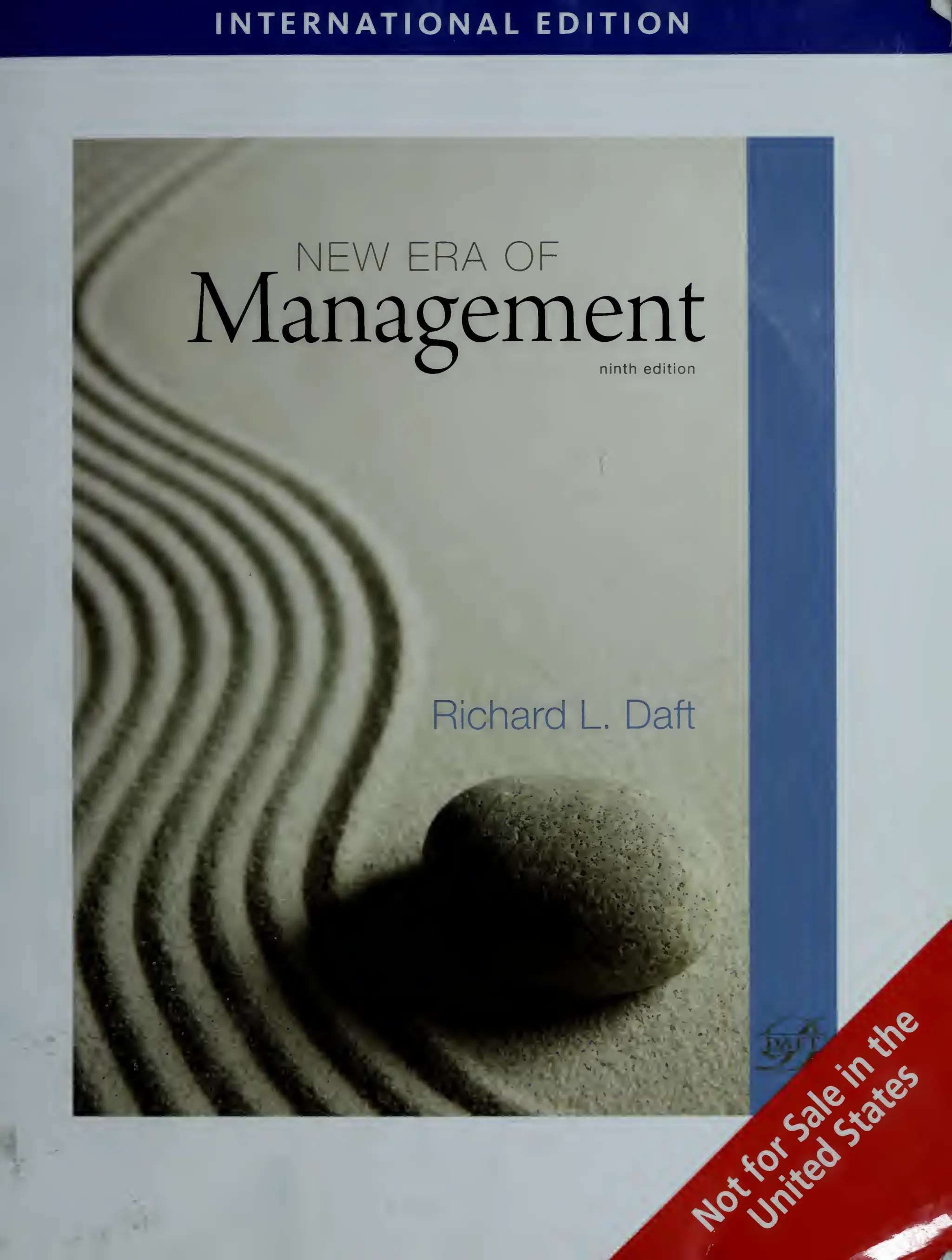 Ebook) The New Era of Management by R L Daft ISBN 9780324323313