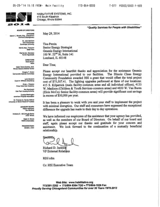 Habilitative Systems In Letter of reference  5-29-14
