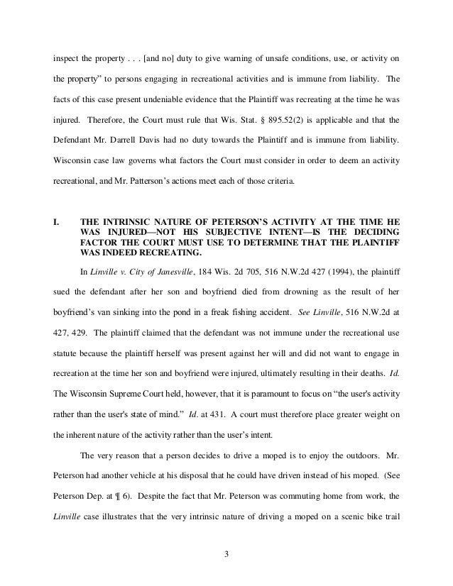 sample trial brief sample brief