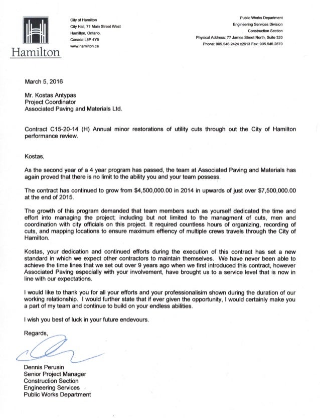 dennis perusin signed reference letter utility reference letter
