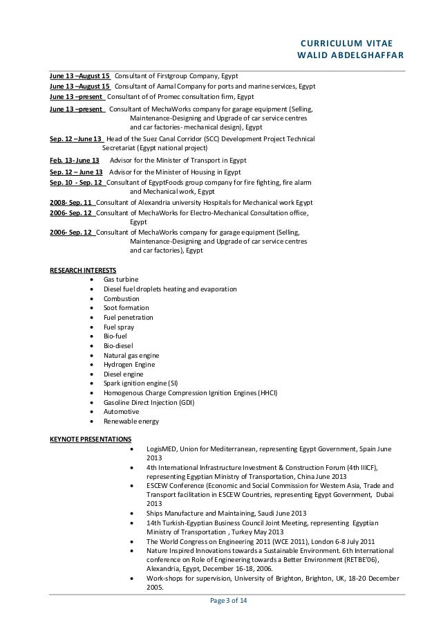 Business professor cv picture