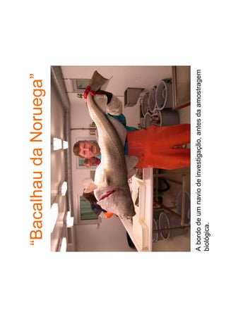 Abordodeumnaviodeinvestigação,antesdaamostragem
biológica.
 