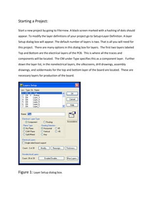 PCB designing in PADS layout | PDF | Computing | Technology & Computing