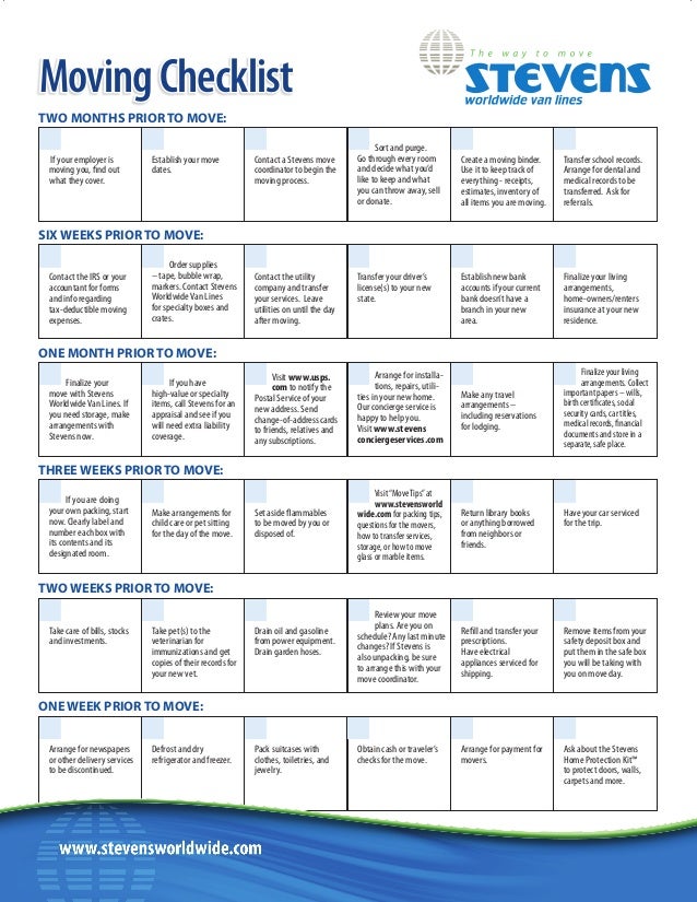 Moving Checklist 1