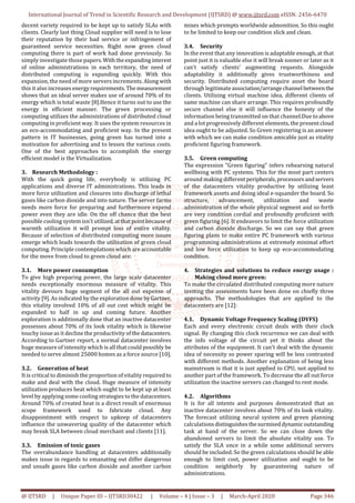 Energy Saving by Migrating Virtual Machine to Green Cloud Computing | PDF