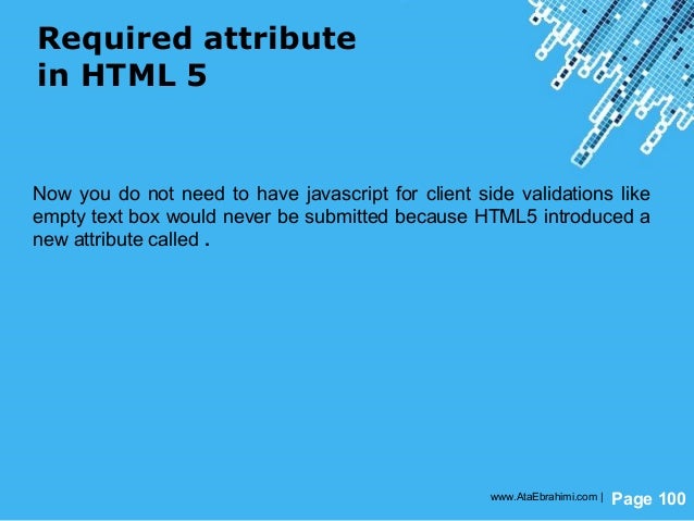 Html 5 New Features