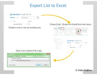 SharePoint Lesson #66: Live Data - List Items in PowerPoint