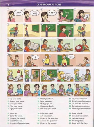 66 word by word picture dictionary second edition red (1) | PDF