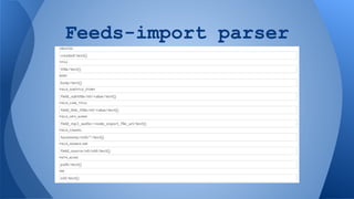 Feeds-import parser

 
