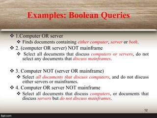 Boolean Query Text 6&7-Query Languages & Operations.ppt