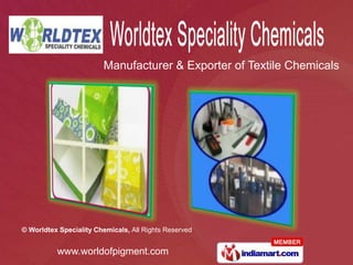 Manufacturer & Exporter of Textile Chemicals 