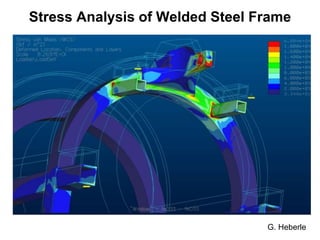 Stress Analysis of Welded Steel Frame
G. Heberle
 