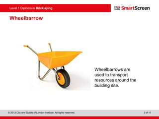 Practical Equipment for Blocklaying | PPTX