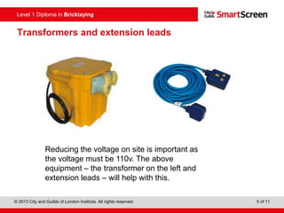 Practical Equipment for Blocklaying | PPTX