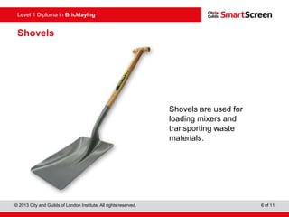 Practical Equipment for Blocklaying | PPTX
