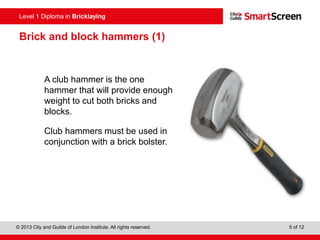 Bricklaying Tools | PPTX