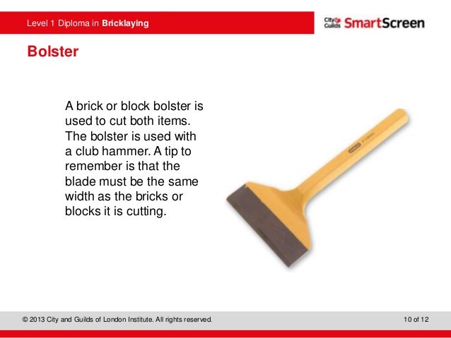 used bricklaying tools