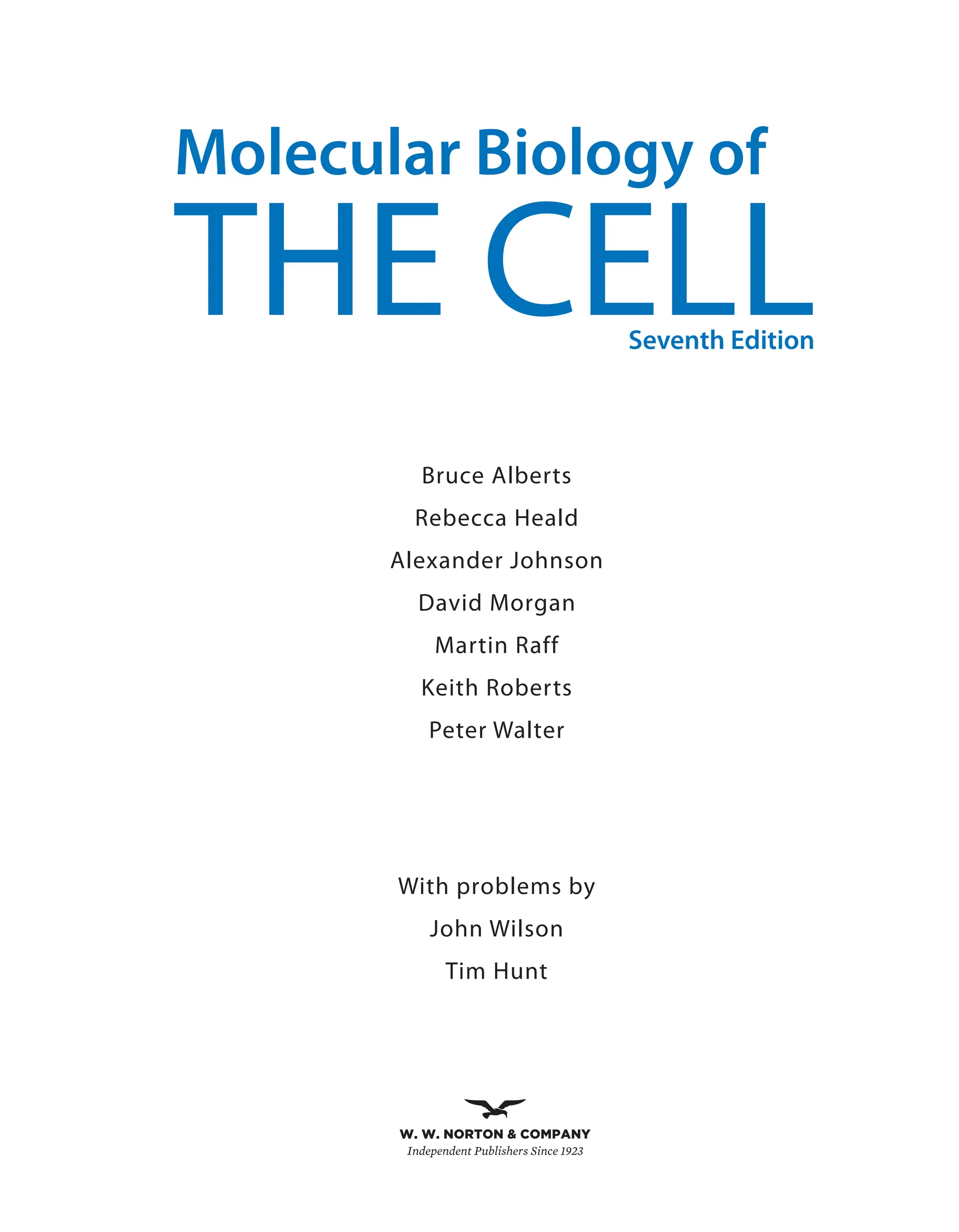 Molecular Biology of the Cell 7th Edition Bruce Alberts | PDF