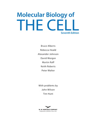 Molecular Biology of the Cell 7th Edition Bruce Alberts | PDF