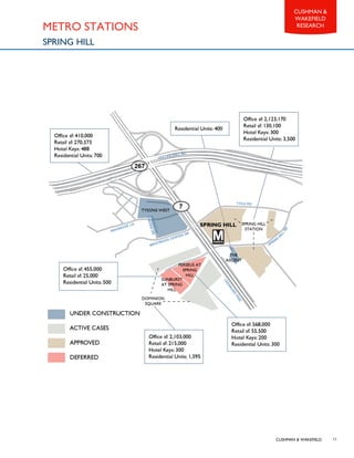 CUSHMAN & WAKEFIELD
CUSHMAN &
WAKEFIELD
RESEARCH
11
METRO STATIONS
SPRING HILL
 