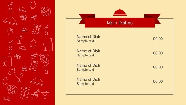restaurant powerpoint templates