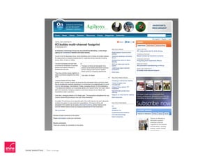 SHINE MARKETING  |  Press coverage
 
