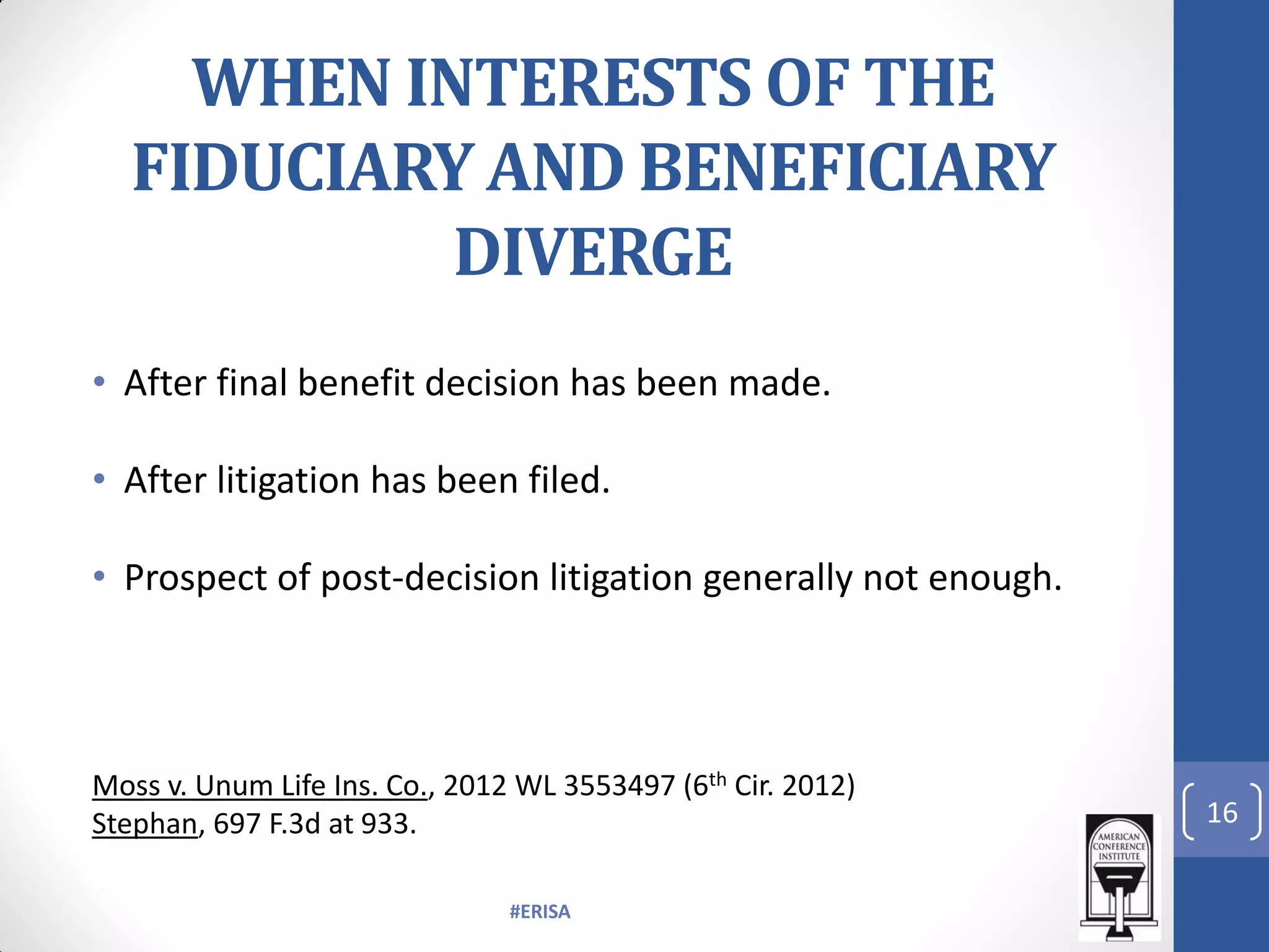 The Fiduciary Exception to Attorney-Client Privilege and Ethical Issue ...