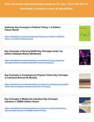 Key Concepts in Classical Social Theory 1st Edition Alex Law | PDF