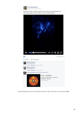58
FIGURE 23 EXEMPLE DE POST DE RECHERCHE D'ID AVEC "UPS" FRUCTUEUX TIRE DU GROUPE WFM
 