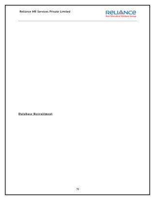 Database Recruitment




                       70
 