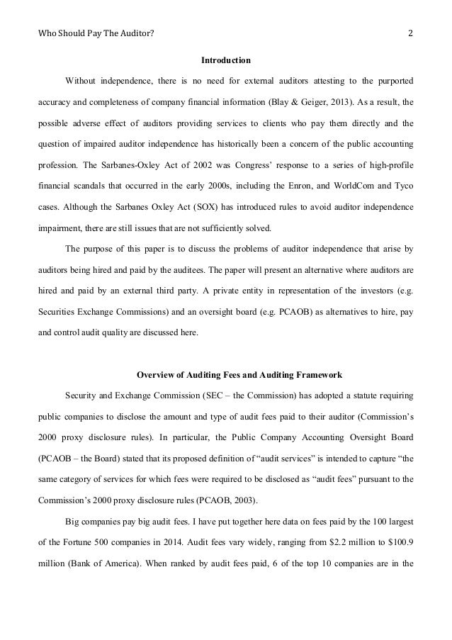 Auditing research