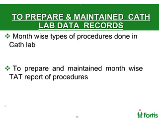 Wrok flow of Cath lab Process | PPTX