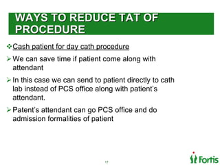 Wrok flow of Cath lab Process | PPTX